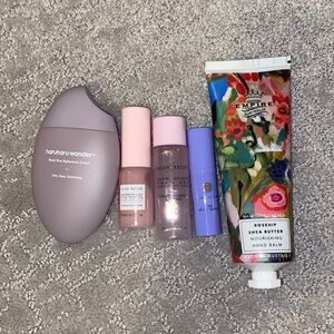 Skincare items
